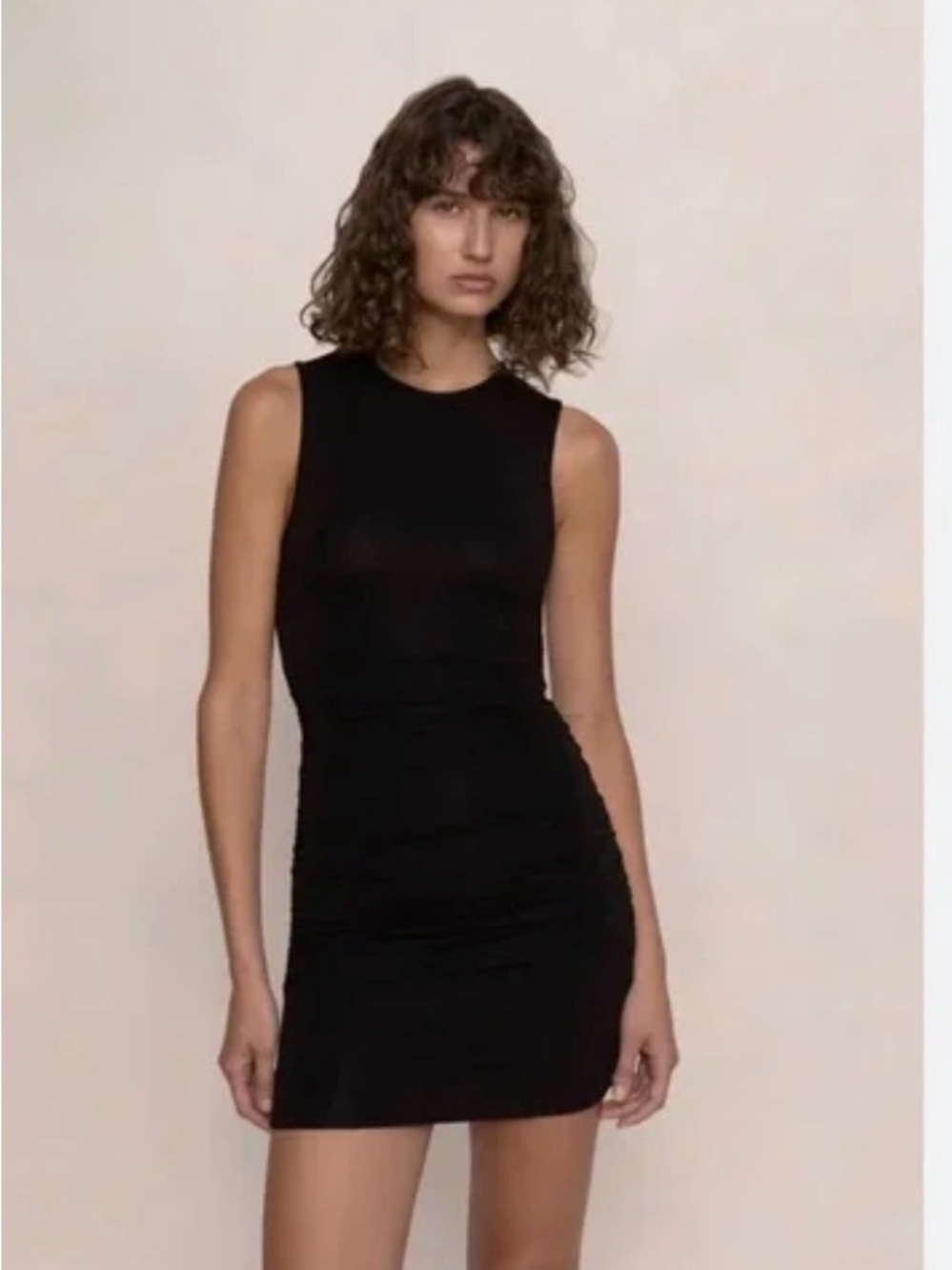Posse Suki Mini Dress, Black, Size S